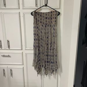 Free People Convertible Plaid Skirt